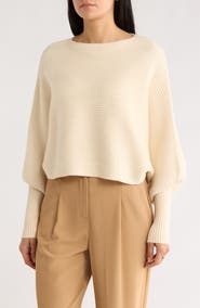 Love Token Franklin Batwing Crop Sweater