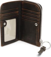AIMEE Moxy Snake Embossed Leather Slim Wallet