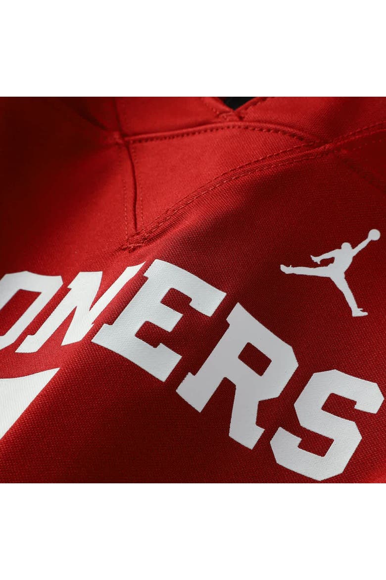 Preschool Jordan Brand #1 Crimson Oklahoma Sooners Untouchable Replica Football Jersey, Alternate, color, Crimson