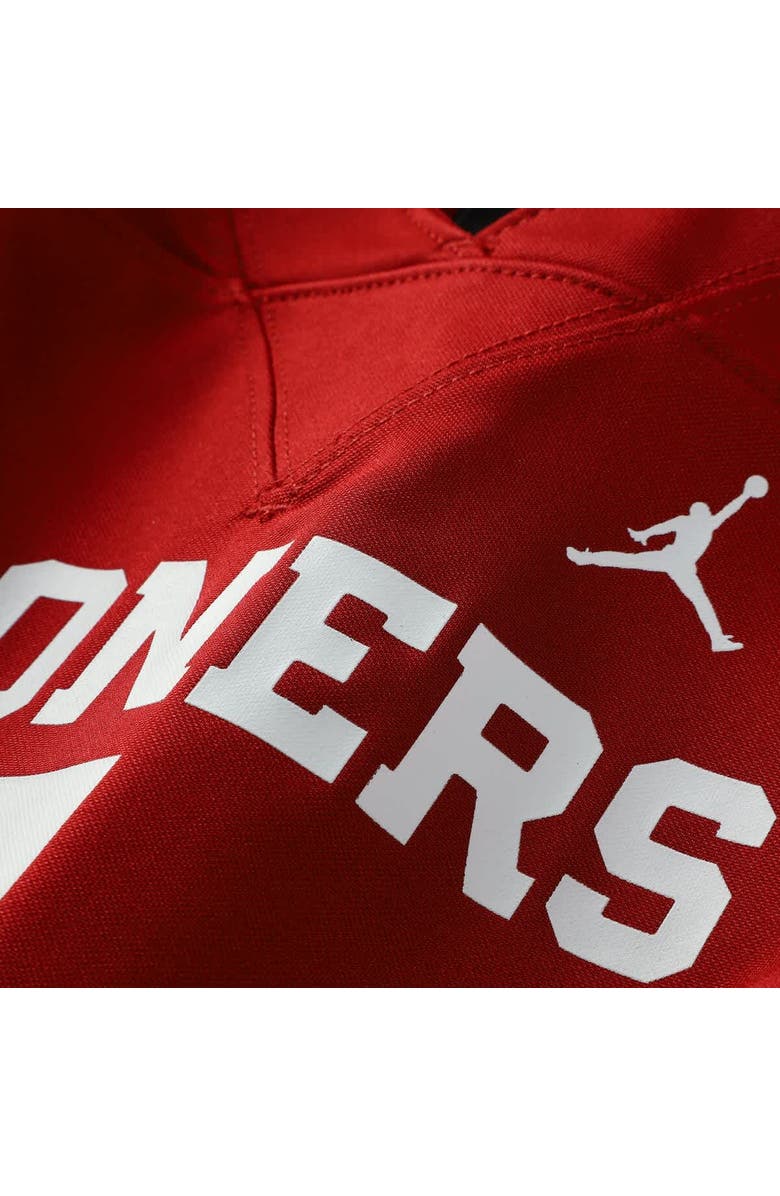 Jordan Brand Preschool Jordan Brand #1 Crimson Oklahoma Sooners Untouchable Replica Football Jersey, Alternate, color, Crimson