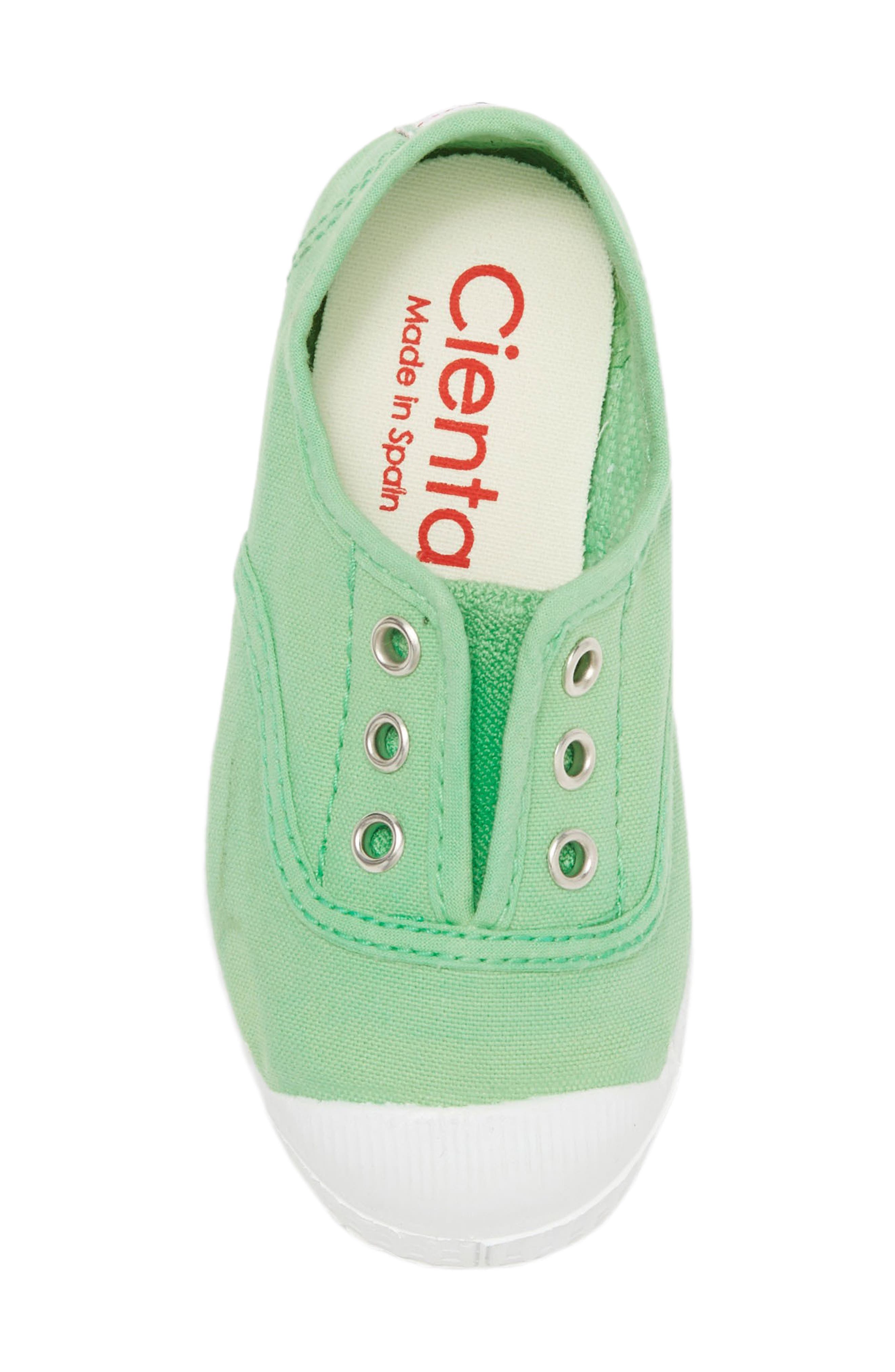 Laceless Slip-On Sneaker, Alternate, color, GREEN APPLE