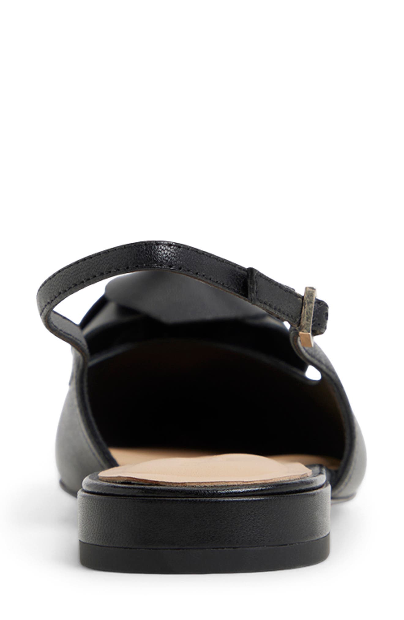 Ted Baker London Lili Rose Pointed Toe Slingback Flat, Alternate, color, Black
