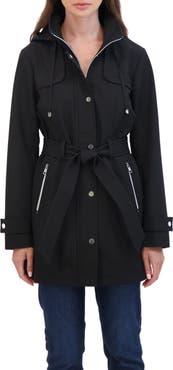 Sebby Water Resistant Hooded Softshell Jacket