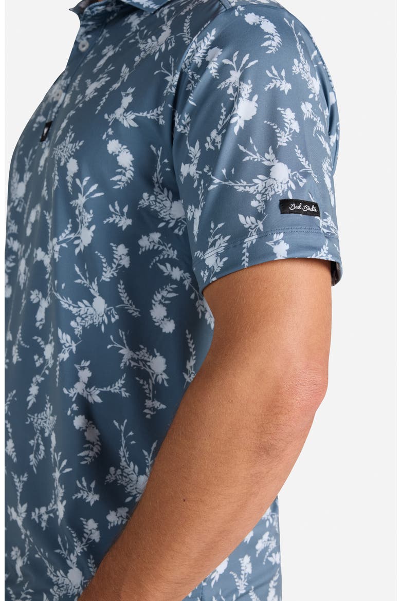 Pollen Hazard Floral Performance Golf Polo, Alternate, color, POLLEN HAZARD