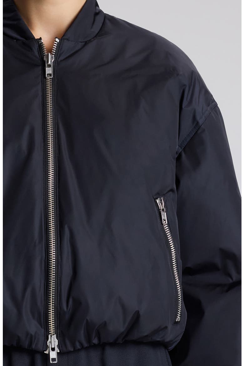 Zane Down Bomber Jacket, Alternate, color, MARITIME NAVY