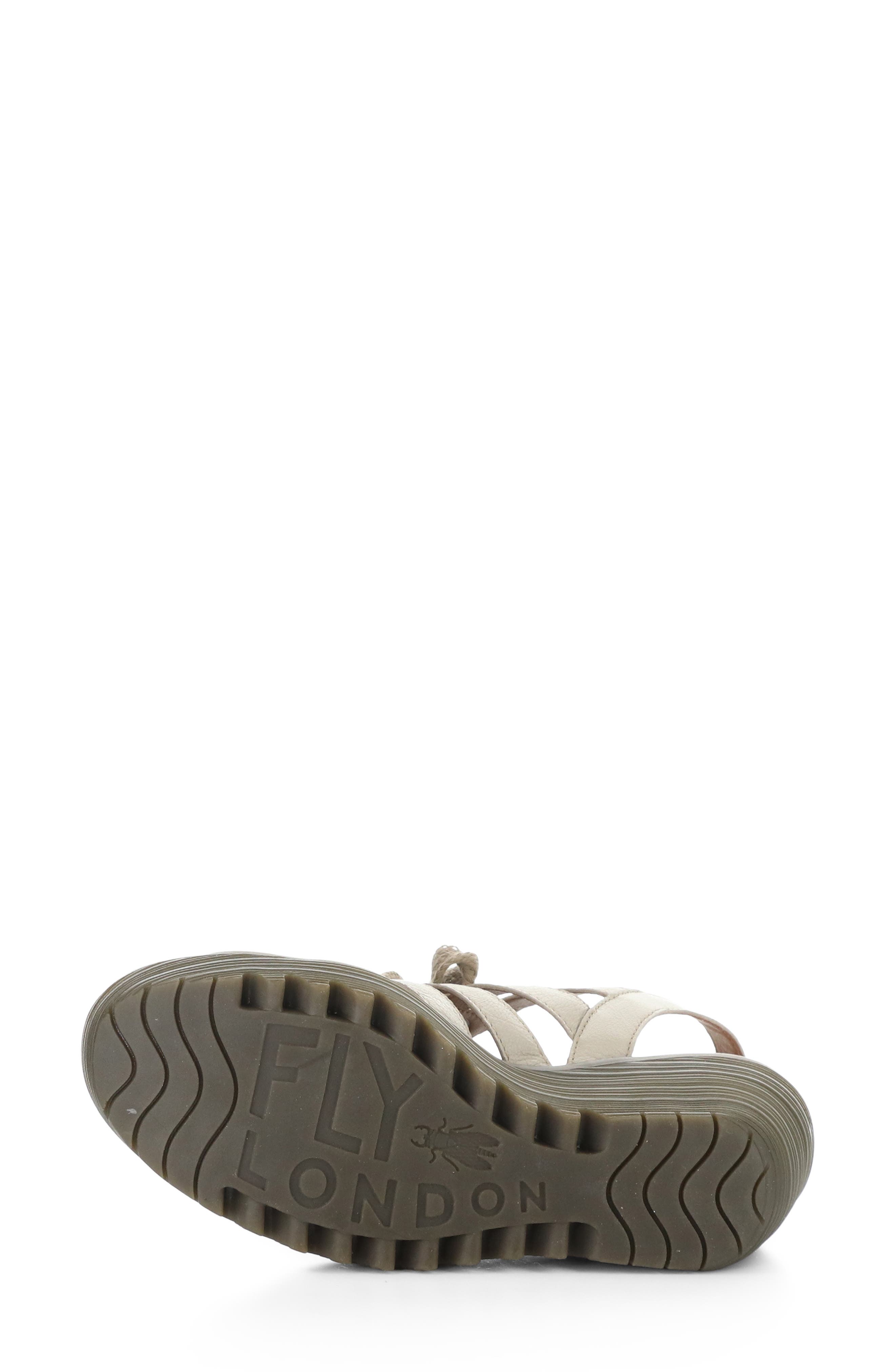 Litu Strappy Platform Wedge Sandal, Alternate, color, TAUPE
