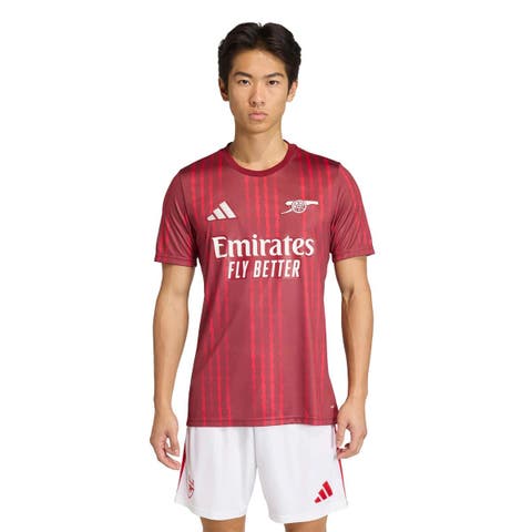 Men's adidas  Red Arsenal 2025/26 Pre-Match Training Jersey