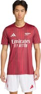 adidas Men's adidas  Red Arsenal 2025/26 Pre-Match Training Jersey