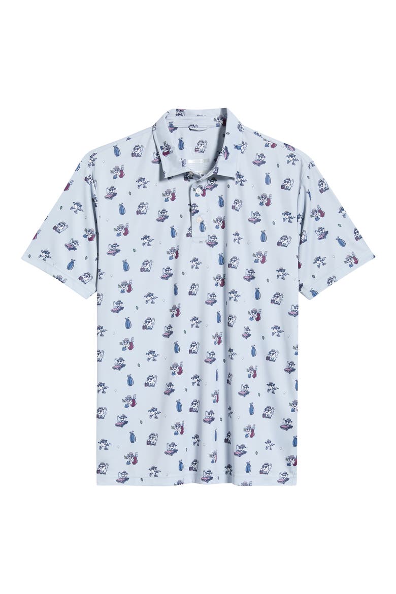 Fedora Performance Golf Polo, Main, color, GLACIER