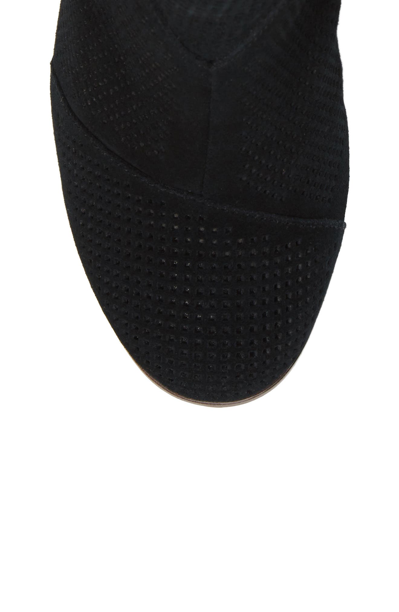 'Lunata' Bootie, Alternate, color, BLACK SUEDE