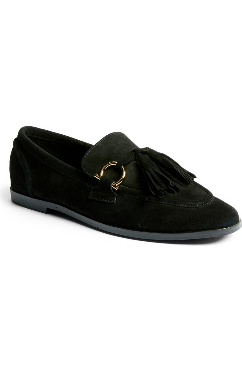Jeffrey Campbell Velvit Suede Tassel Loafer, Main, color,