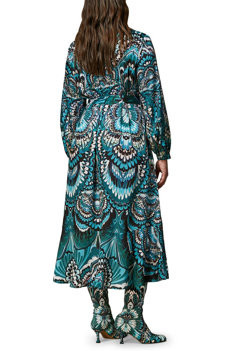 Chemisier Long Sleeve Shirtdress, Alternate, color, OIL