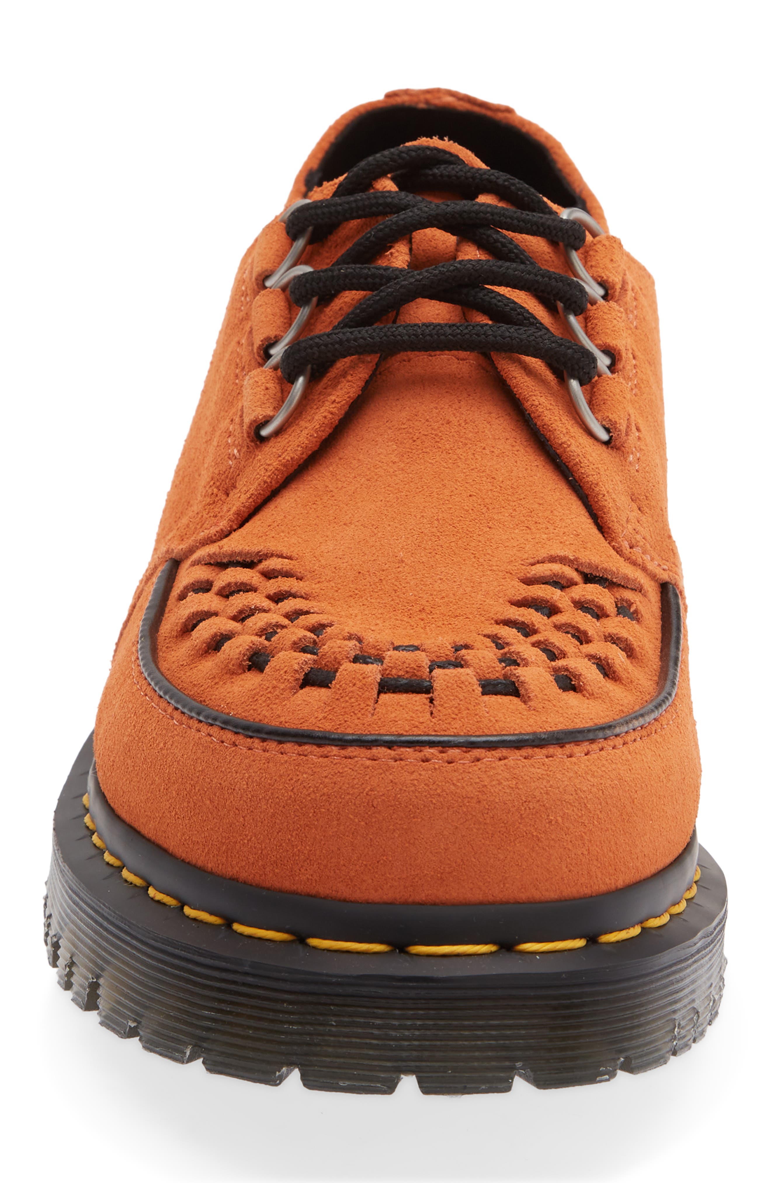 Dr. Martens Gender Inclusive Ramsey Derby, Alternate, color, Orange