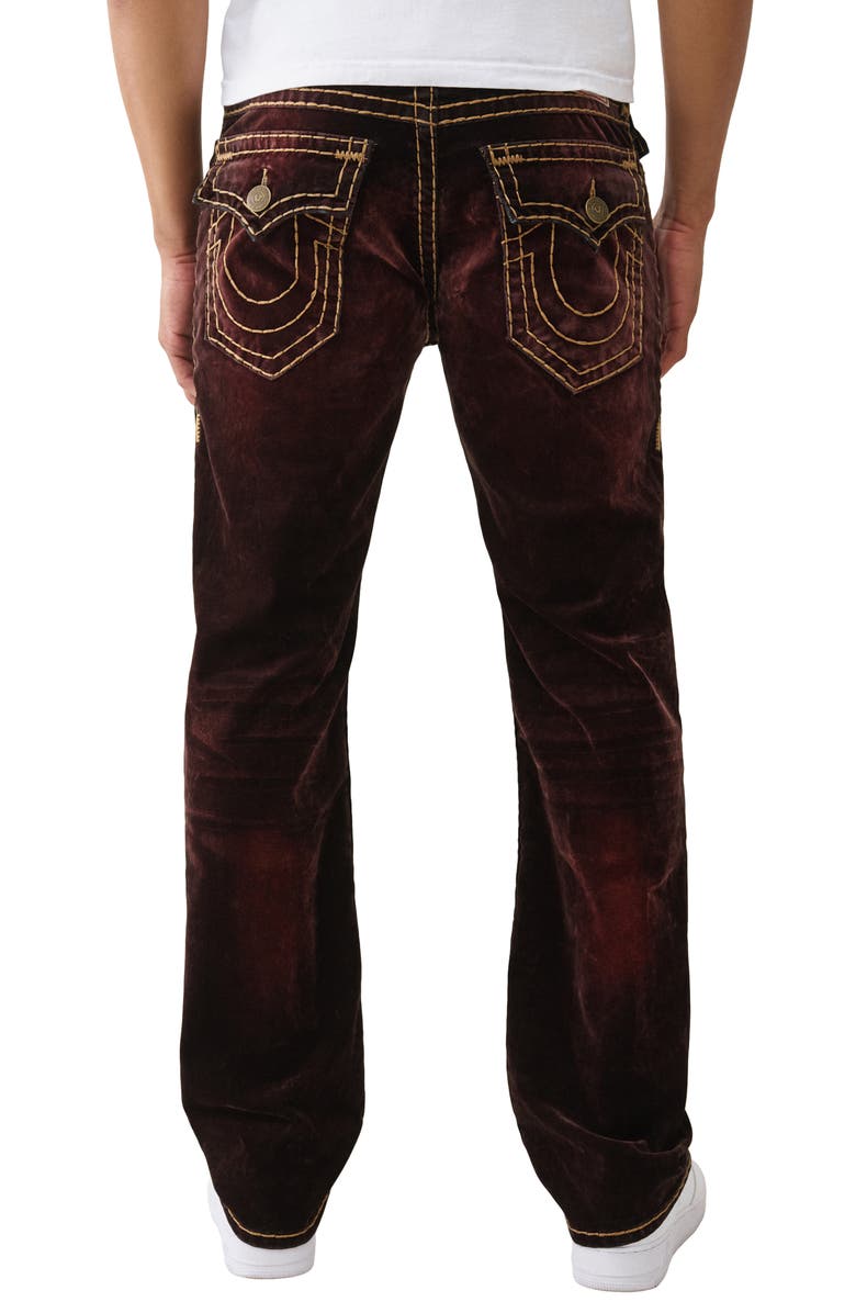 True Religion Ricky Super T Straight Leg Jeans, Alternate, color, Velvet Brown Wash
