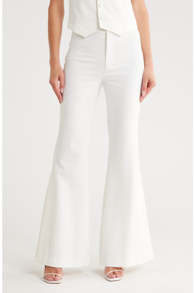 Anders High Waist Bell Bottom Pants, Main, color, DAIKON