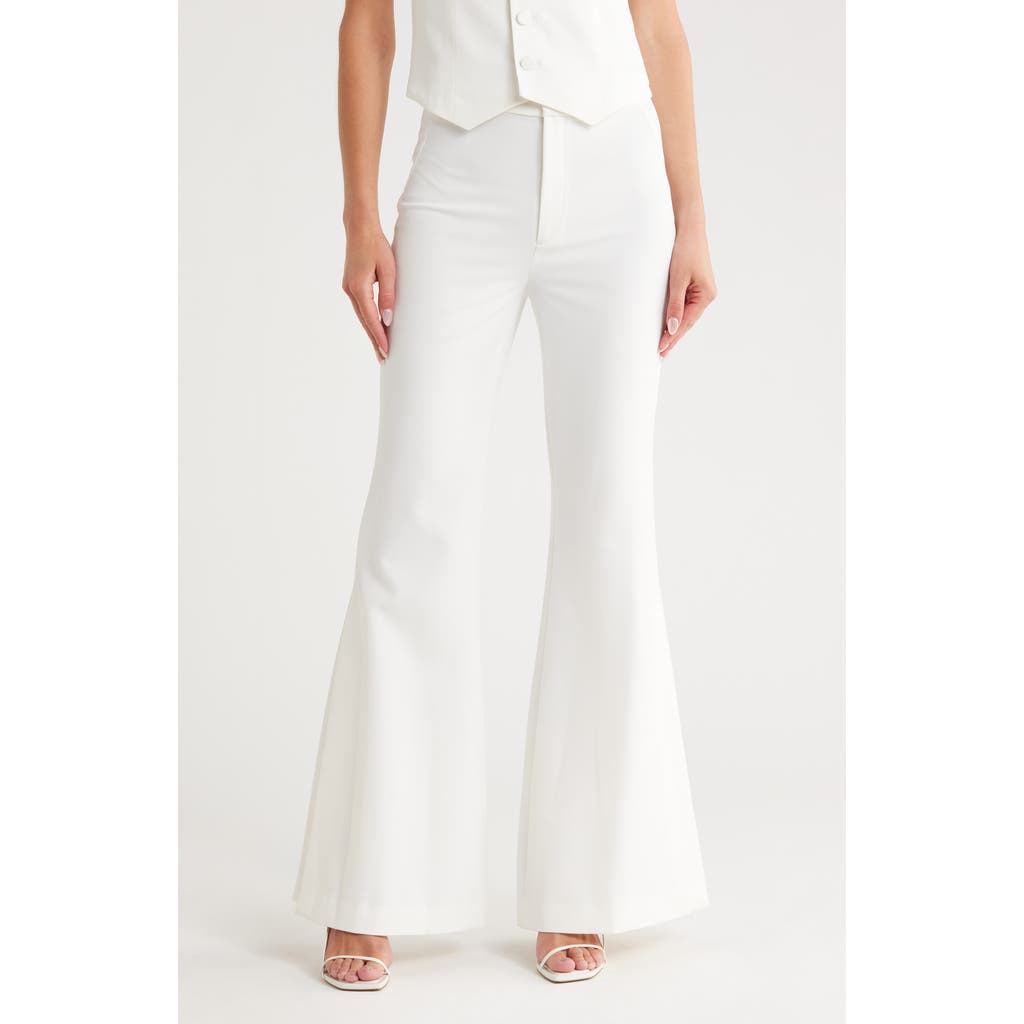 A.l.c . Anders High Waist Bell Bottom Pants In Multi