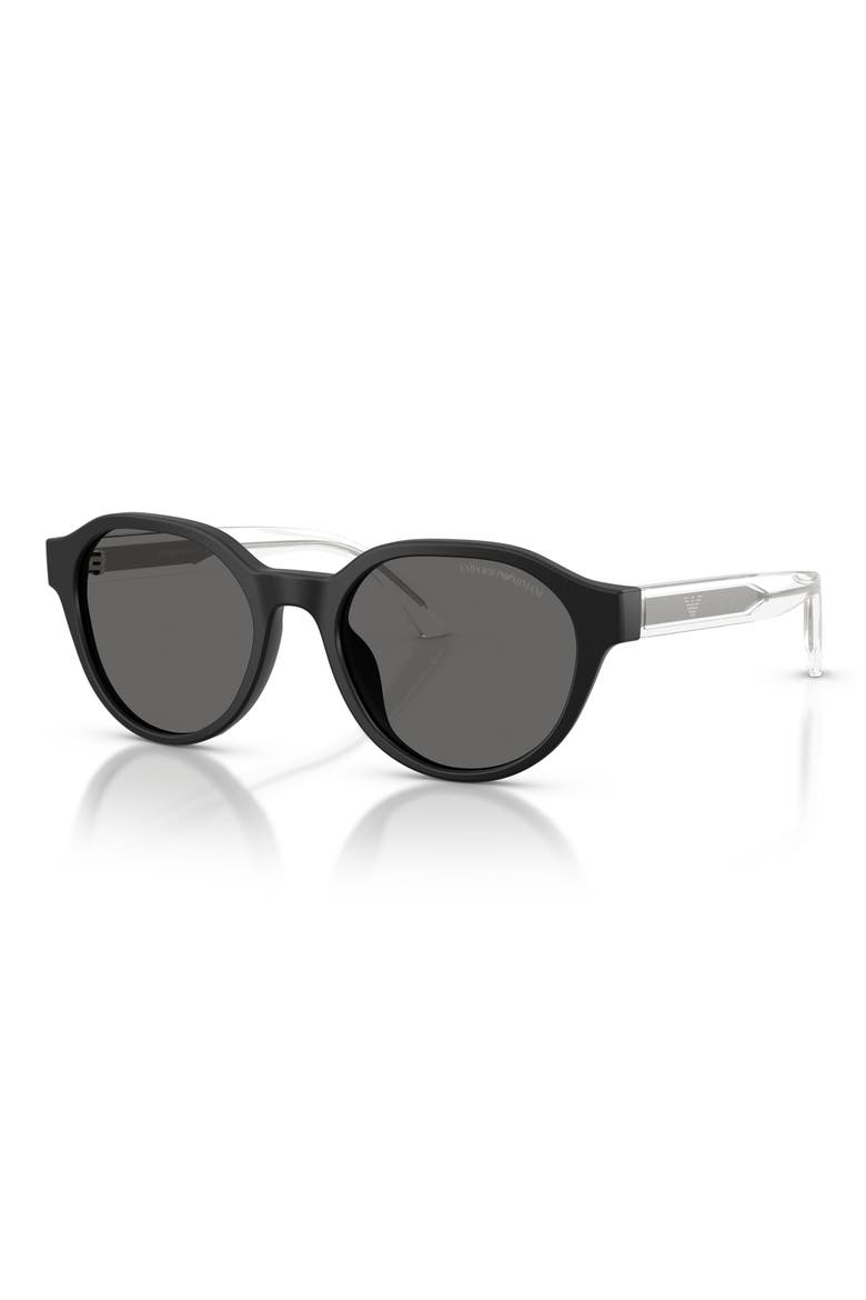 Kids' 48mm Small Phantos Sunglasses, Alternate, color, MATTE BLACK / DARK GREY