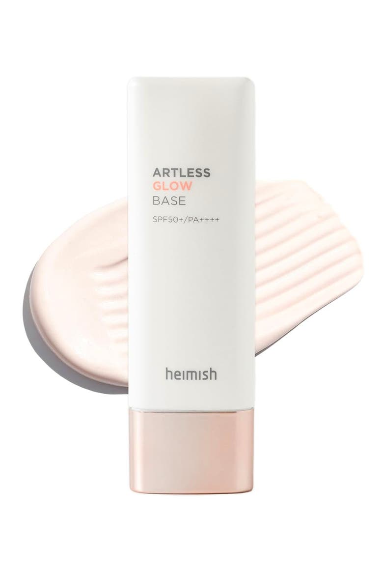SPF 50 Artless Glow Base Foundation Primer Women All Skin Types Sun Protection Makeup Base 1.35 fl oz, Main, color, Beige
