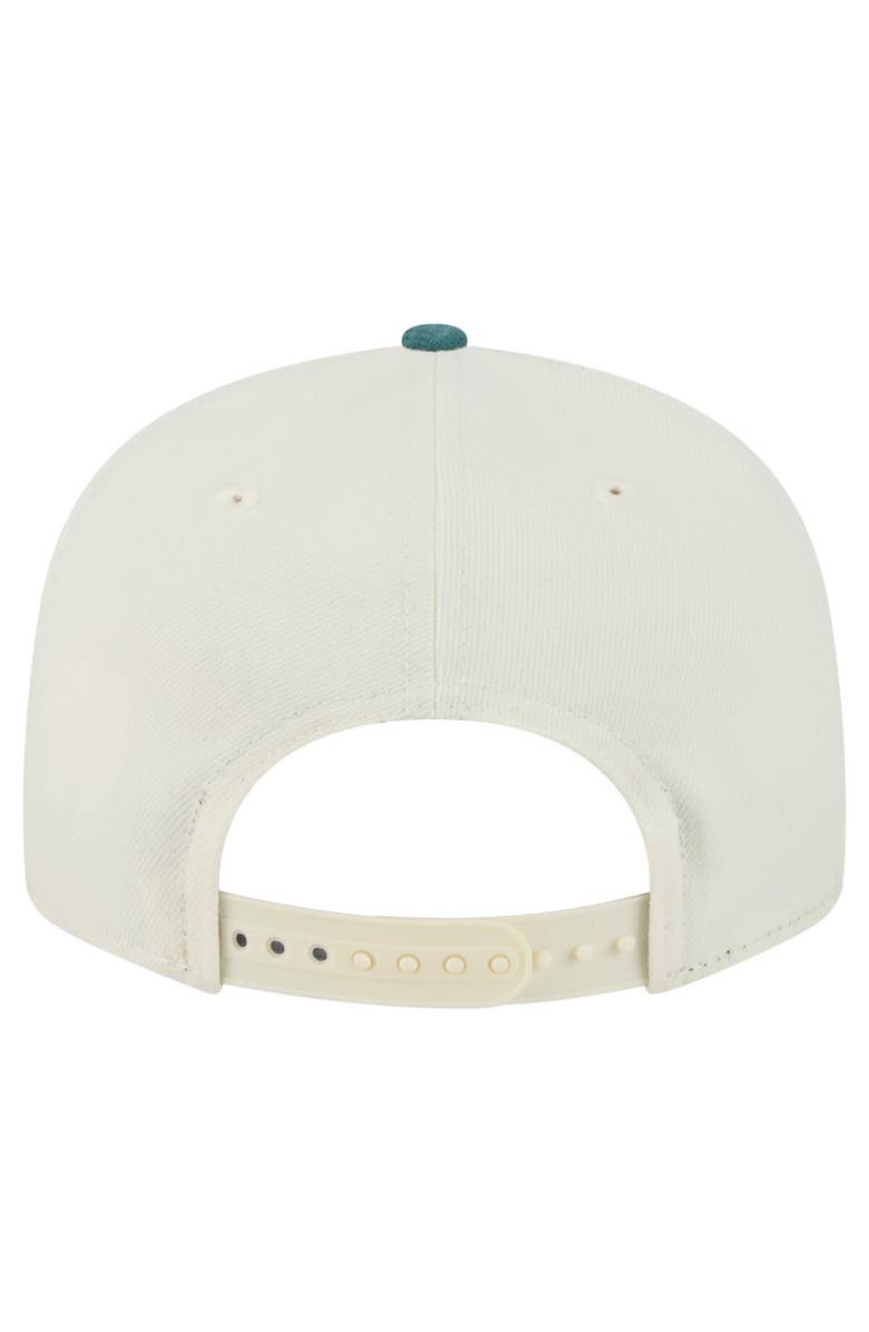 New Era Men's New Era Cream/Midnight Green Philadelphia Eagles Super Bowl LIX Champions Side Patch Two Tone 9FIFTY Snapback Hat, Alternate, color, Cream