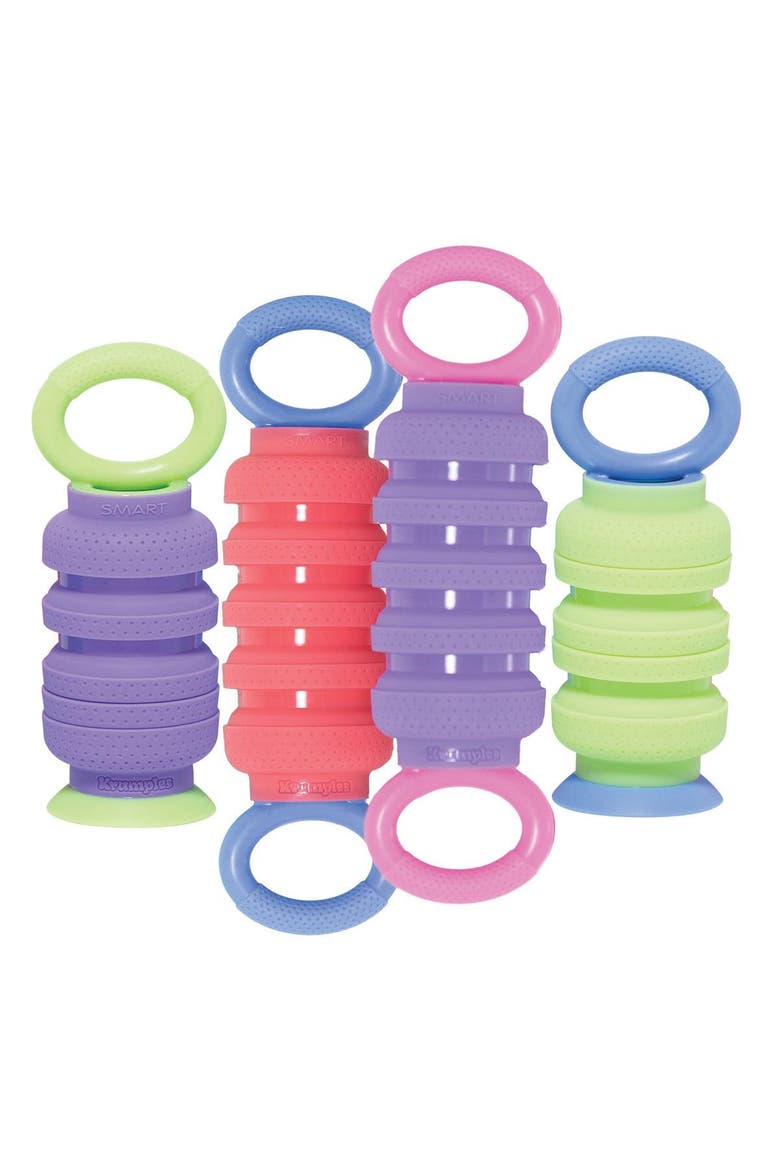 Krumples Silicone Plungy and Pully - Set of 4, Main, color, Multicolor