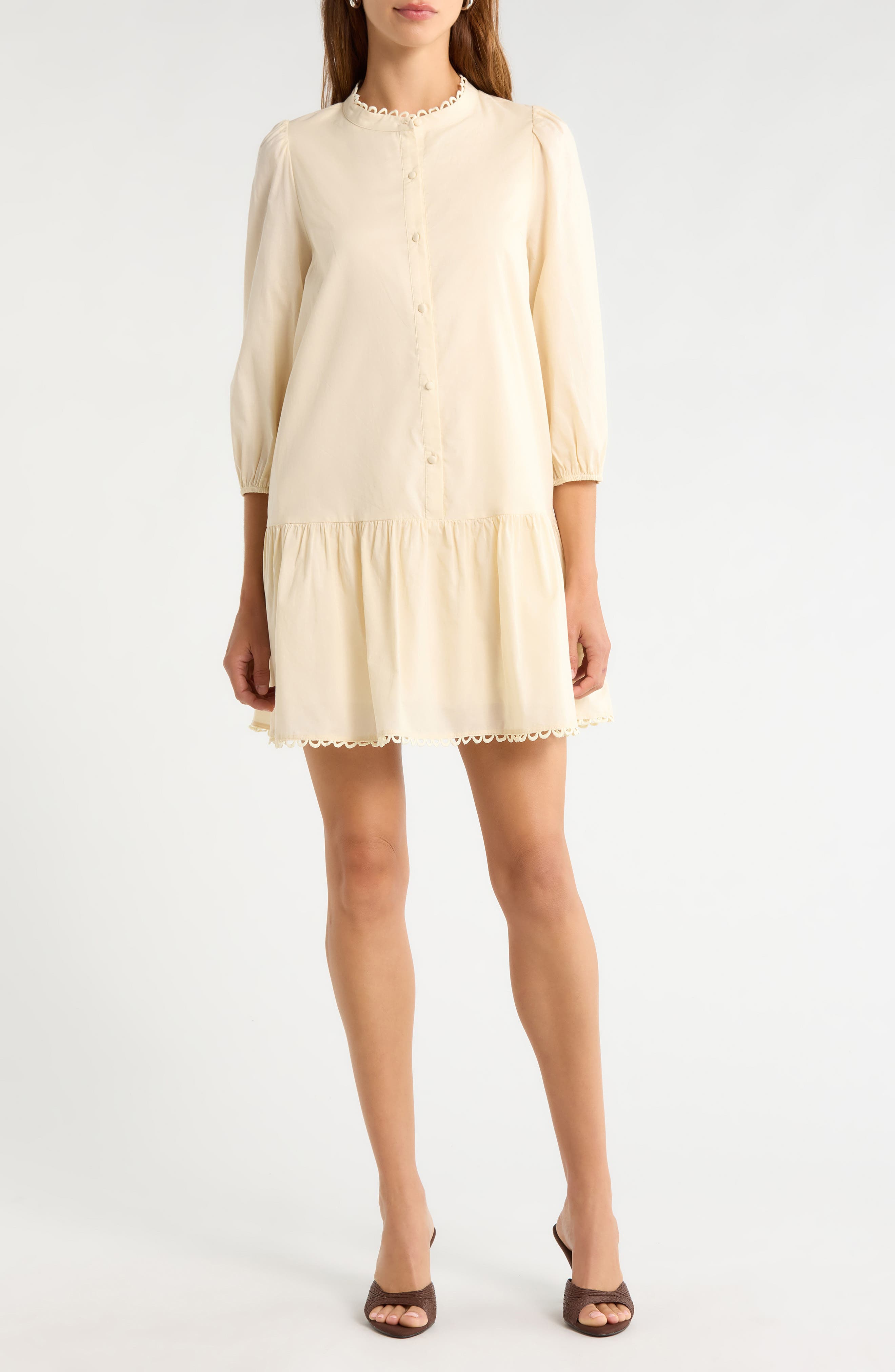 Yamila Drop Waist Minidress - image 3