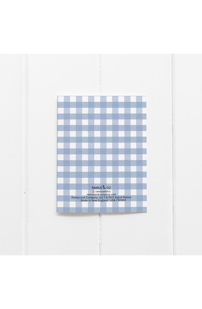 Ramus & Co Blue Picnic Gingham Greeting Card Pack Set, Alternate, color, Multi-Pack