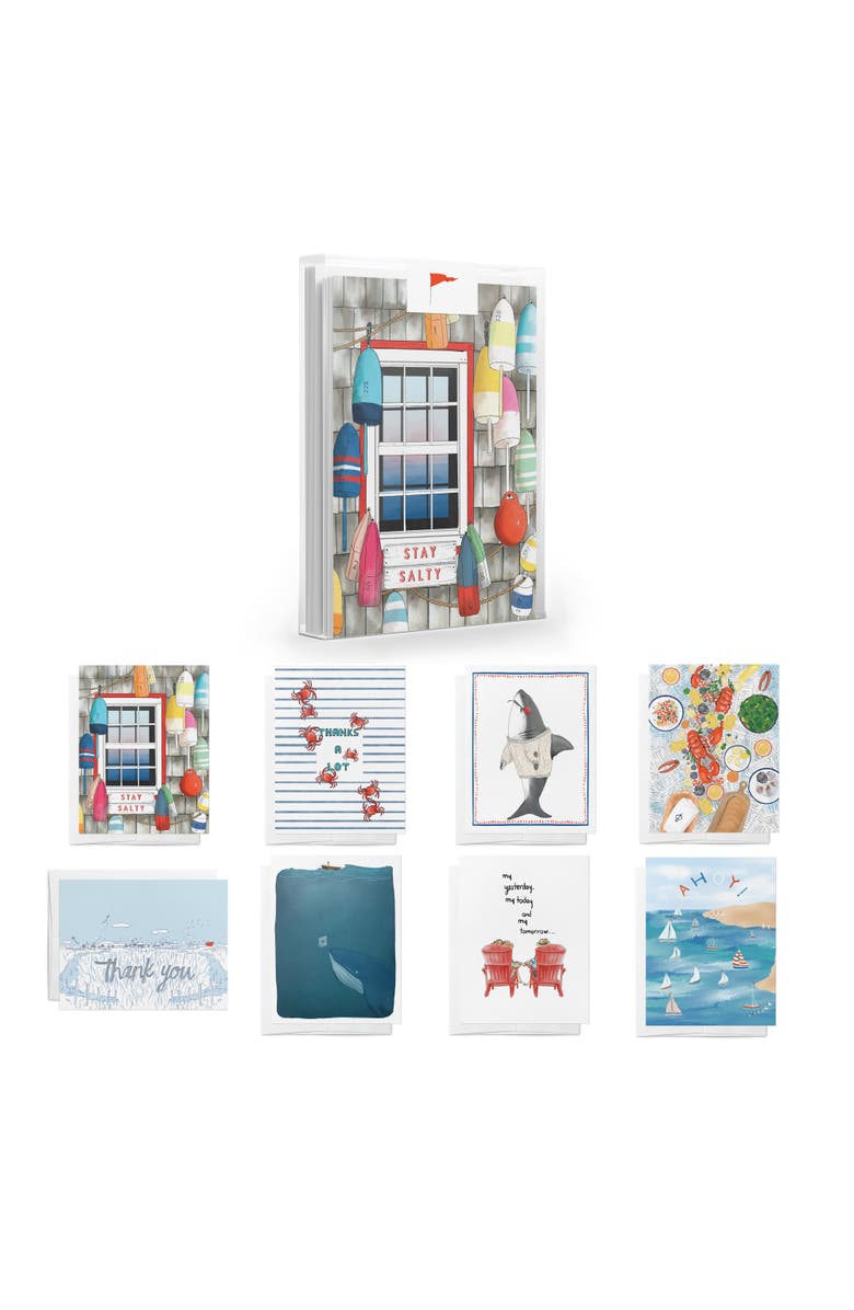 Ramus & Co Nautical Greeting Card Pack Assorted Set, Main, color, Multi-Pack
