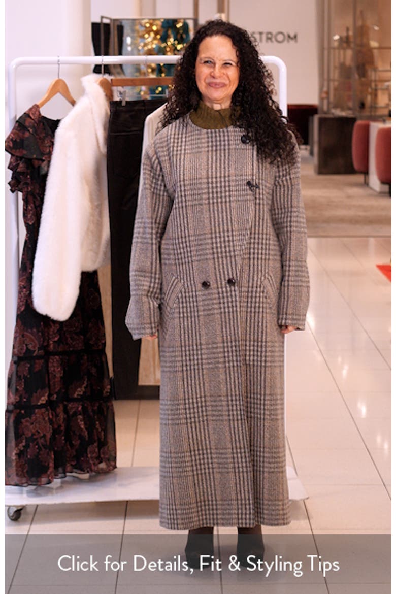 Renee Plaid Virgin Wool Coat video
