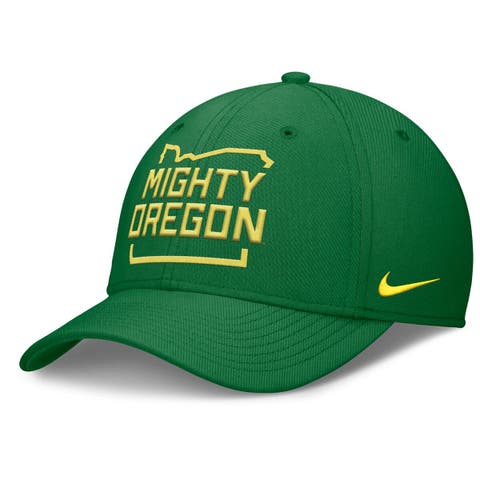 Men's Nike Green Oregon Ducks Local Swoosh Flex Hat