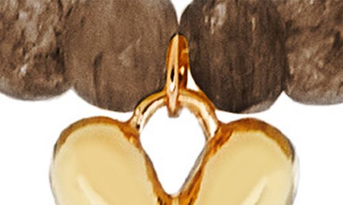 Marlyn Schiff Talia Beaded Bracelet In Brown