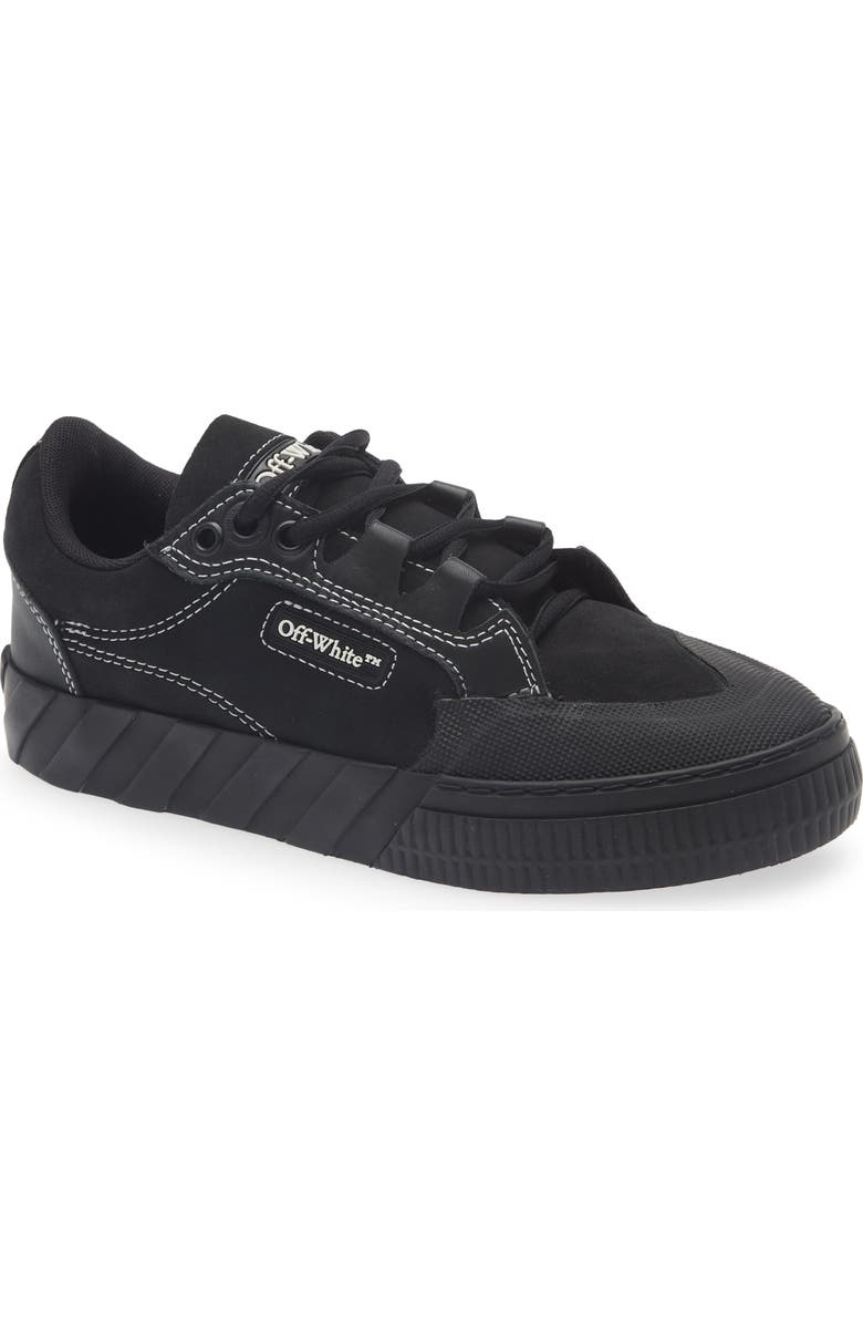 Off-White 779 Suede Vulcanized Sneaker, Main, color, Black - Black