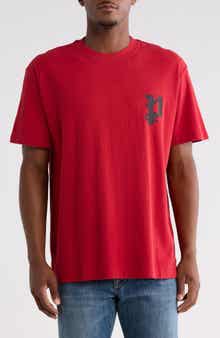 Textured Jersey Graphic T-Shirt