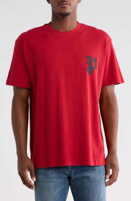 Textured Jersey Graphic T-Shirt
