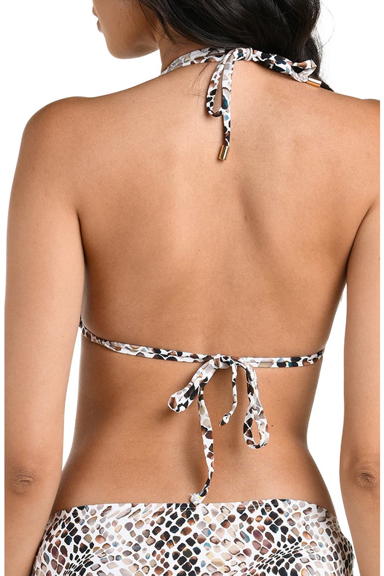 Wild Whispers Halter Bikini Top, Alternate, color, TAUPE