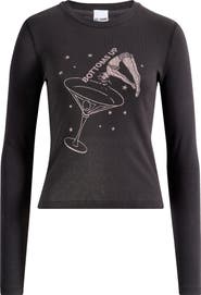 Re/Done Bottoms Up Graphic T-Shirt