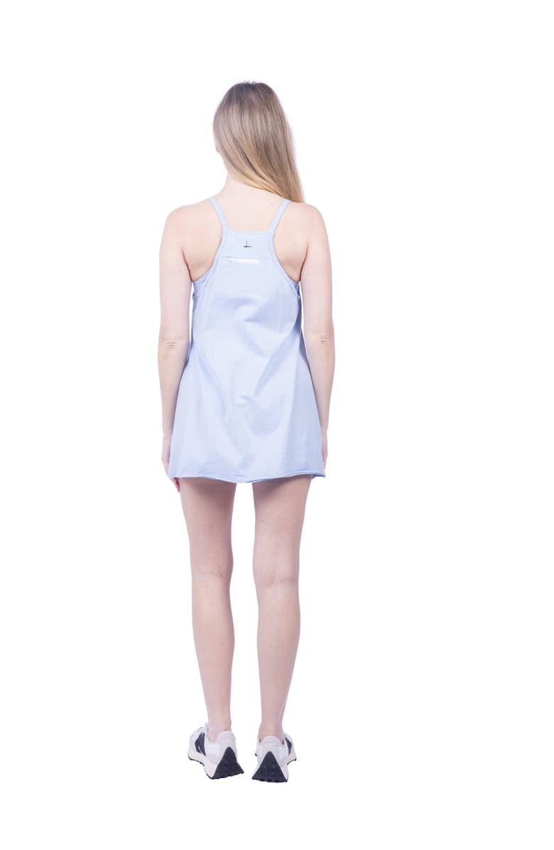 Lezat Raya Short Mini Sport Dress, Alternate, color, Arctic