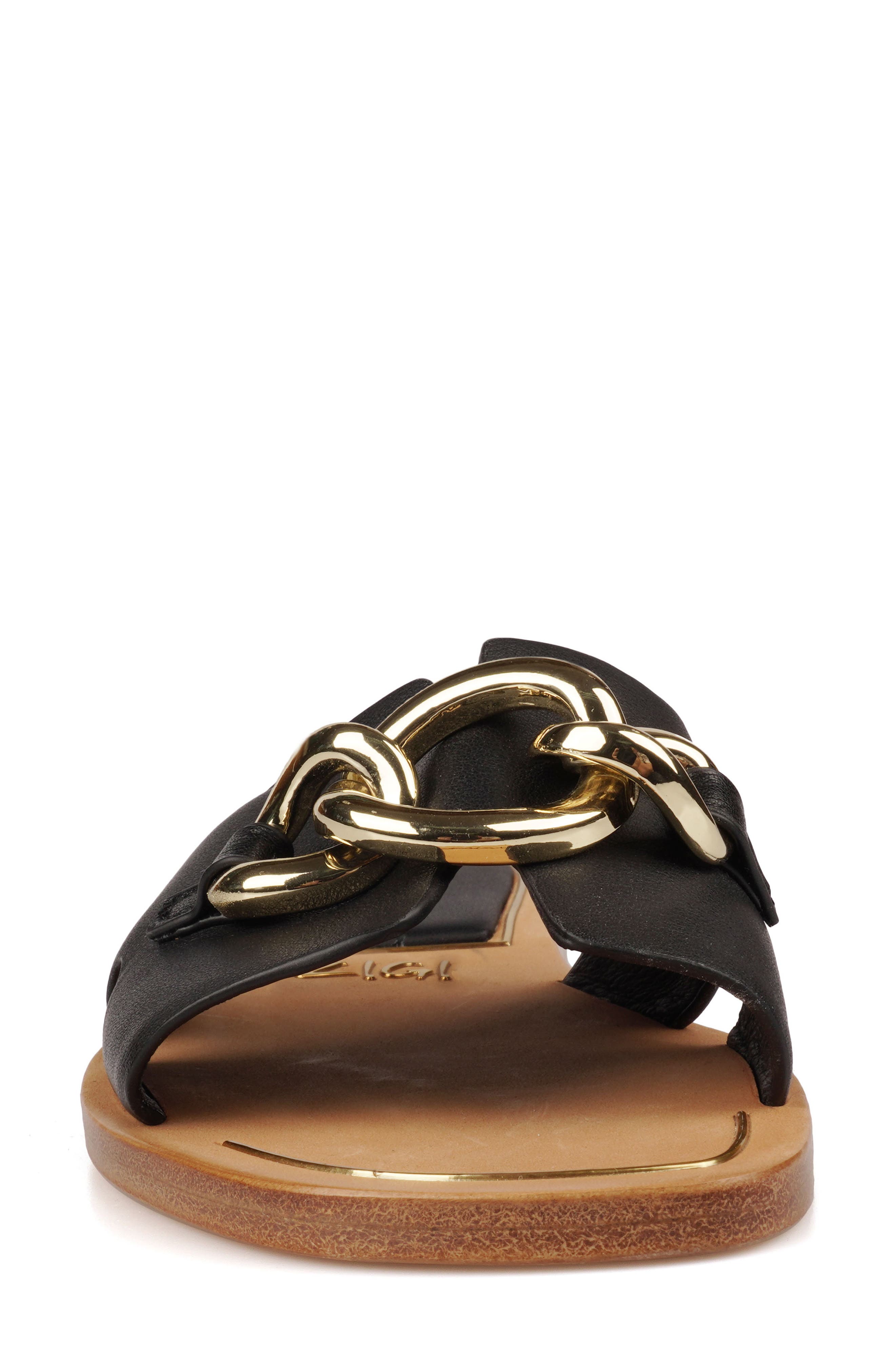 ZIGI Nelissa Slide Sandal, Alternate, color, Blk Leathe