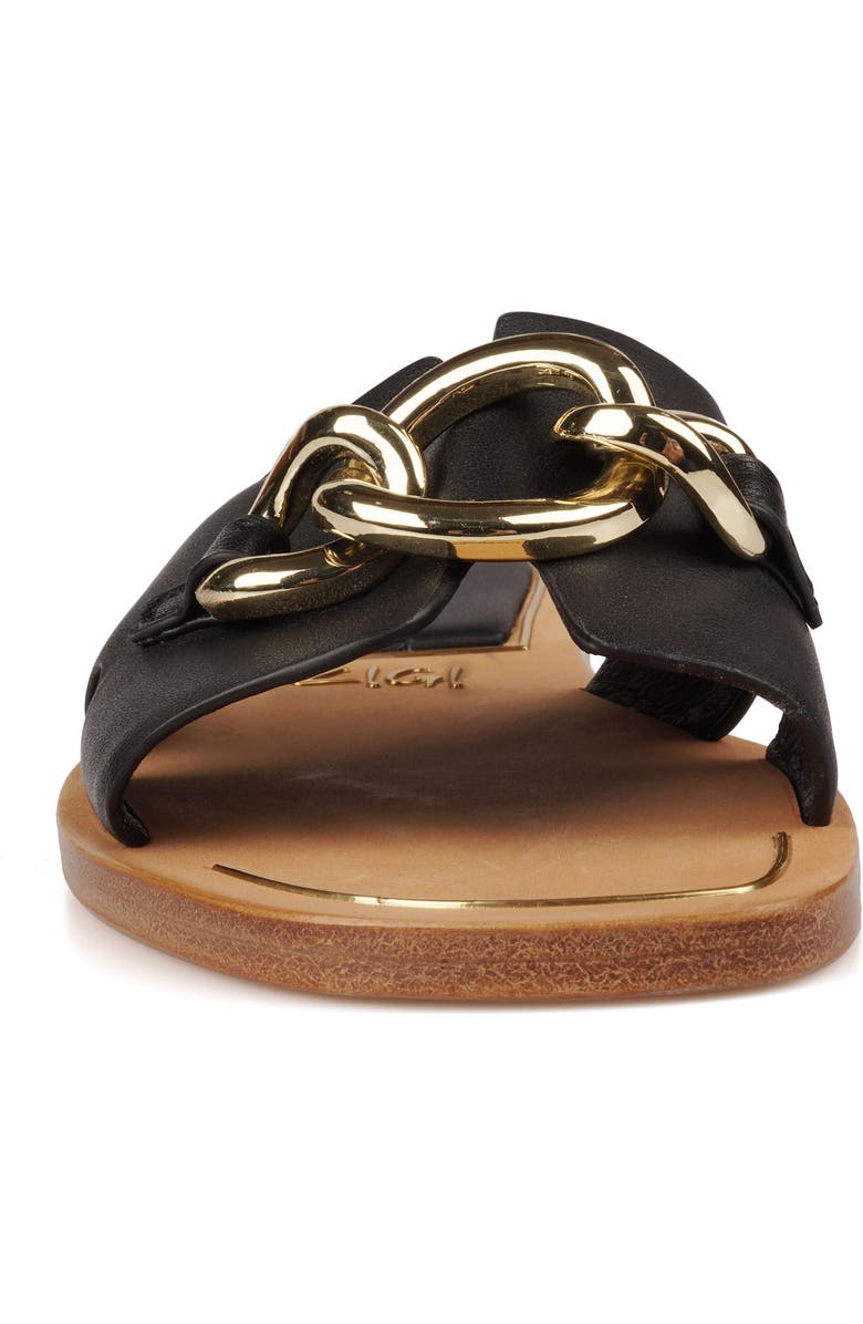 ZIGI Nelissa Slide Sandal, Alternate, color, Blk Leathe