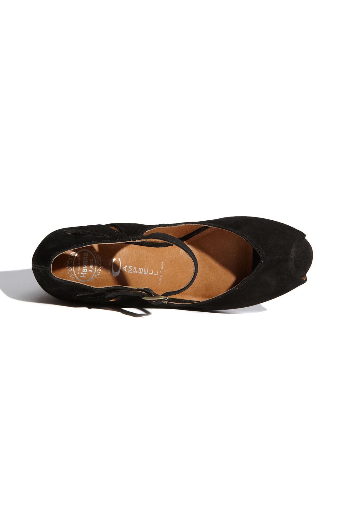 'Regina' Wedge, Alternate, color, BLACK NUBUCK