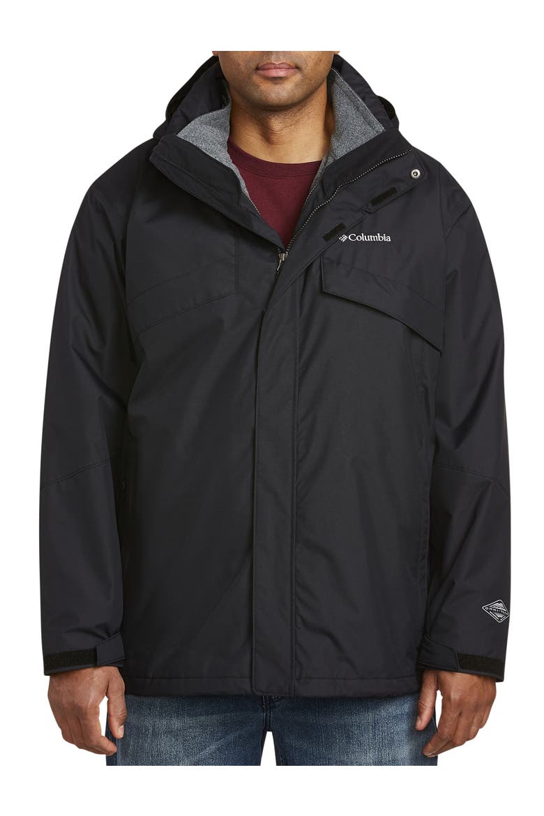 Big & Tall Omni-Tech 3-in-1 Bugaboo Jacket, Alternate, color, BLACK