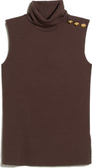 L'AGENCE Ceci Sleeveless Turtleneck Sweater