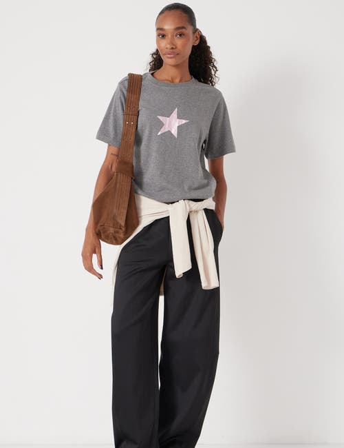 Hush Graphic Short Sleeve T-shirt In Gray