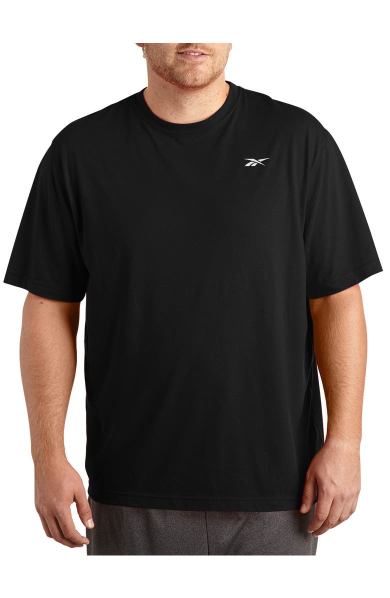 Reebok Performance Jersey Tech T-Shirt, Main, color, Black