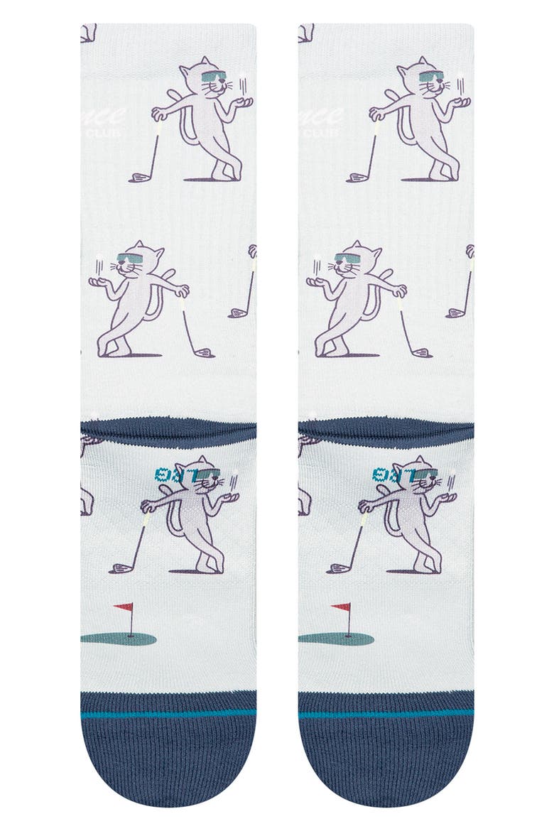Players Club Crew Socks, Alternate, color, GREEN