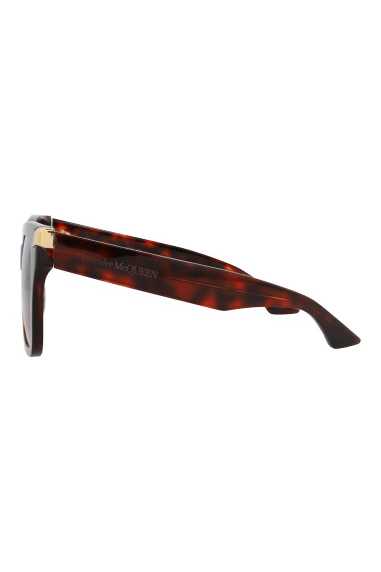 53mm Square Sunglasses, Alternate, color, HAVANA HAVANA BROWN