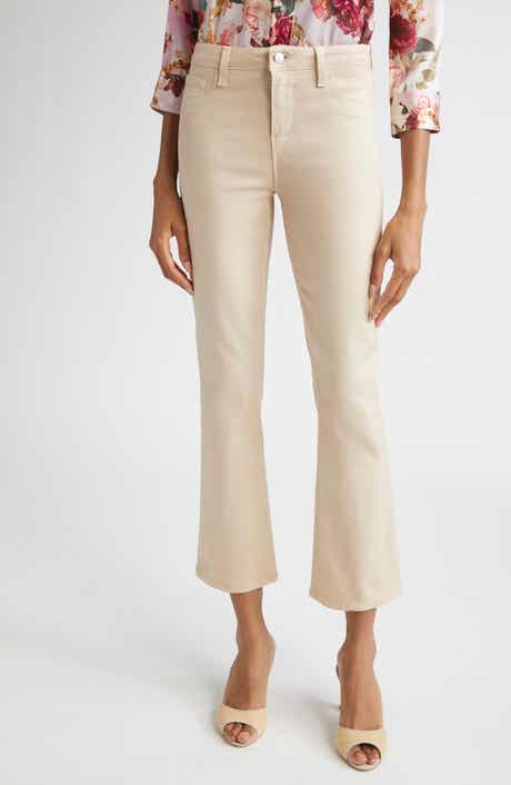 L'AGENCE Tati High Waist Ankle Micro Bootcut Jeans