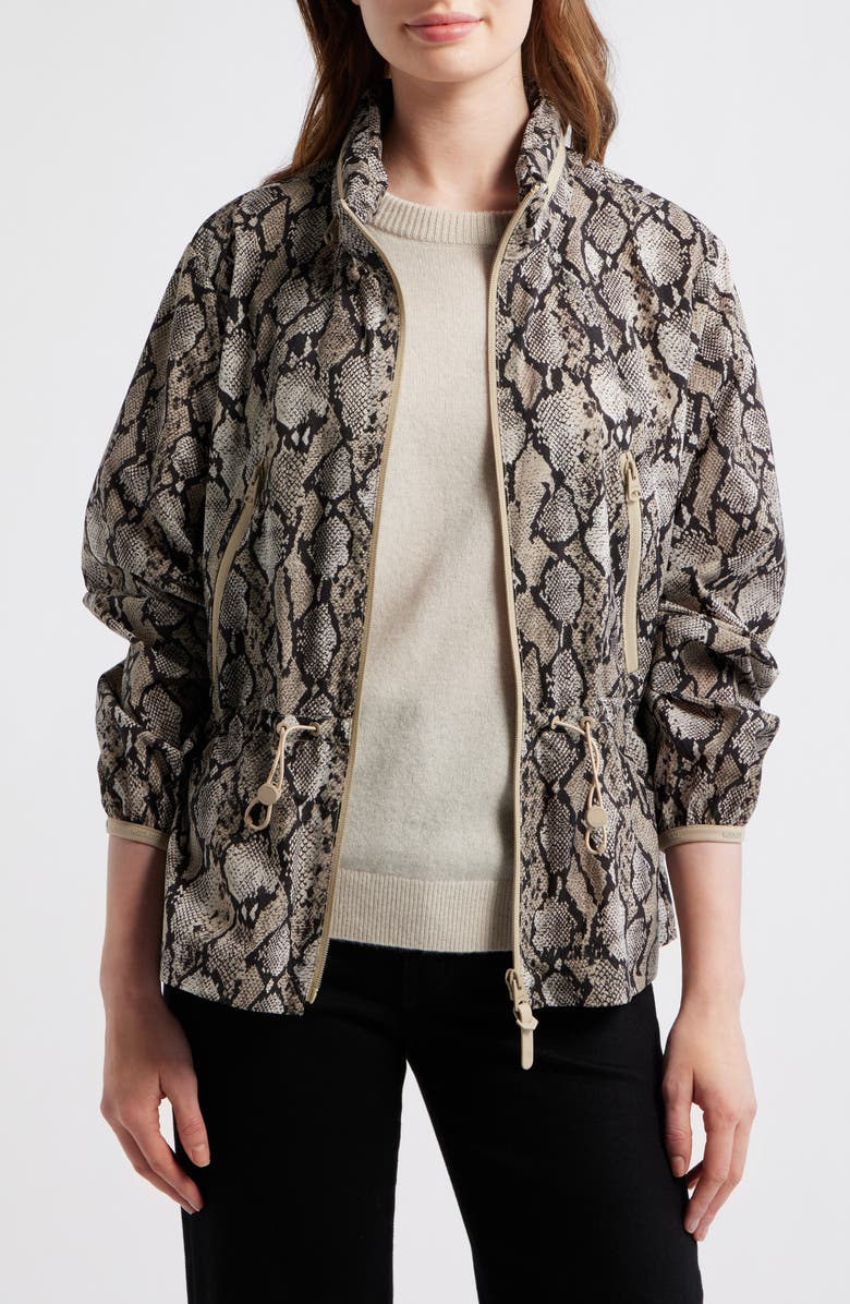 Mackage Roxy Rain Jacket, Alternate, color, Taupe Snake