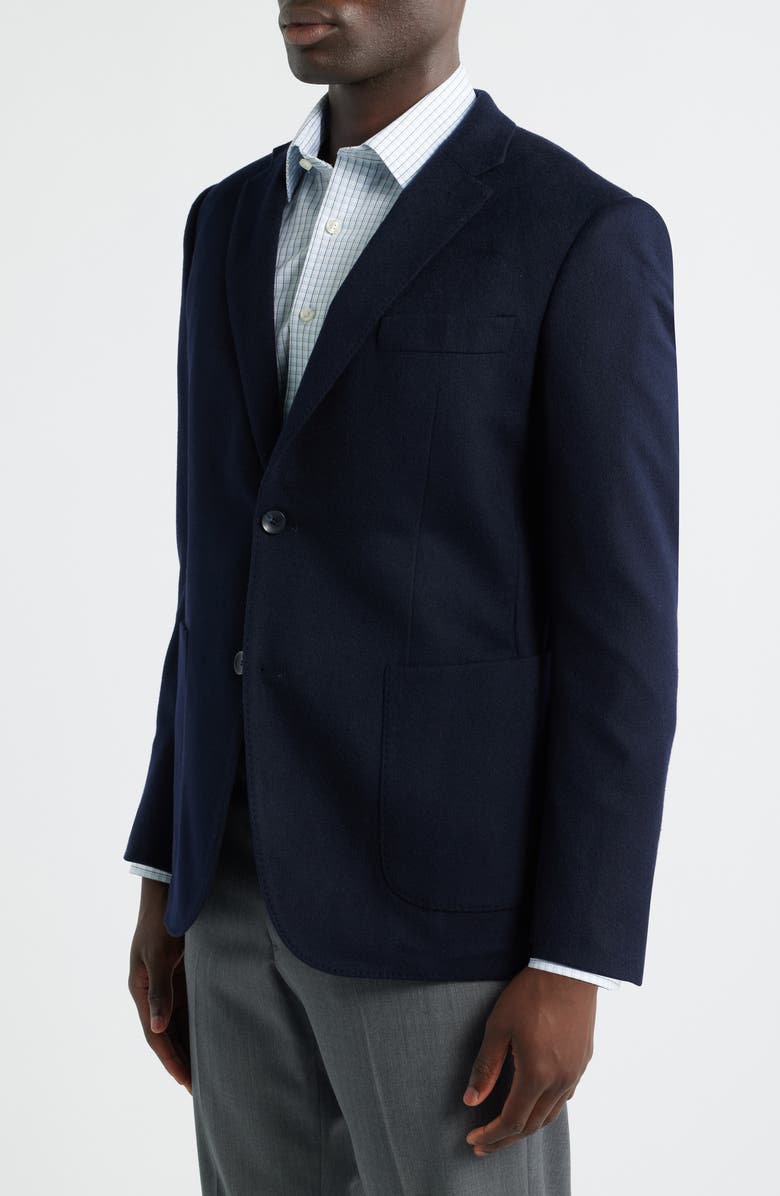 Nordstrom Tan Cashmere Sport Coat, Alternate, color, Navy Still