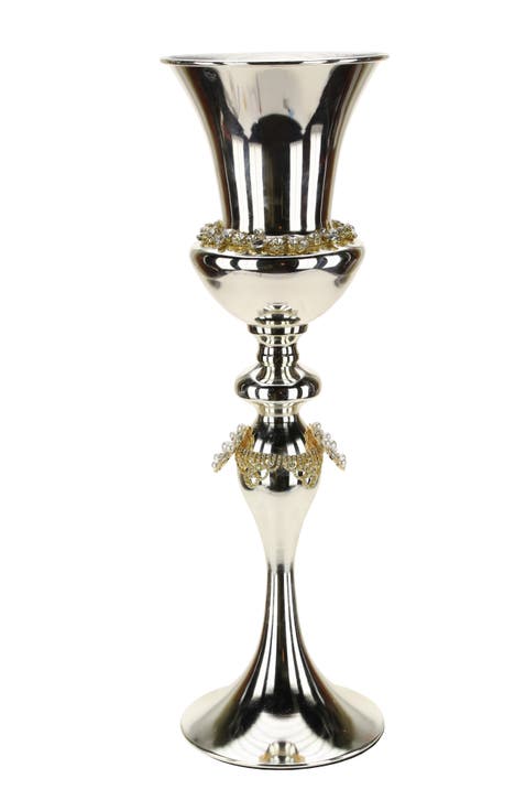 Jeweled Silver Urn