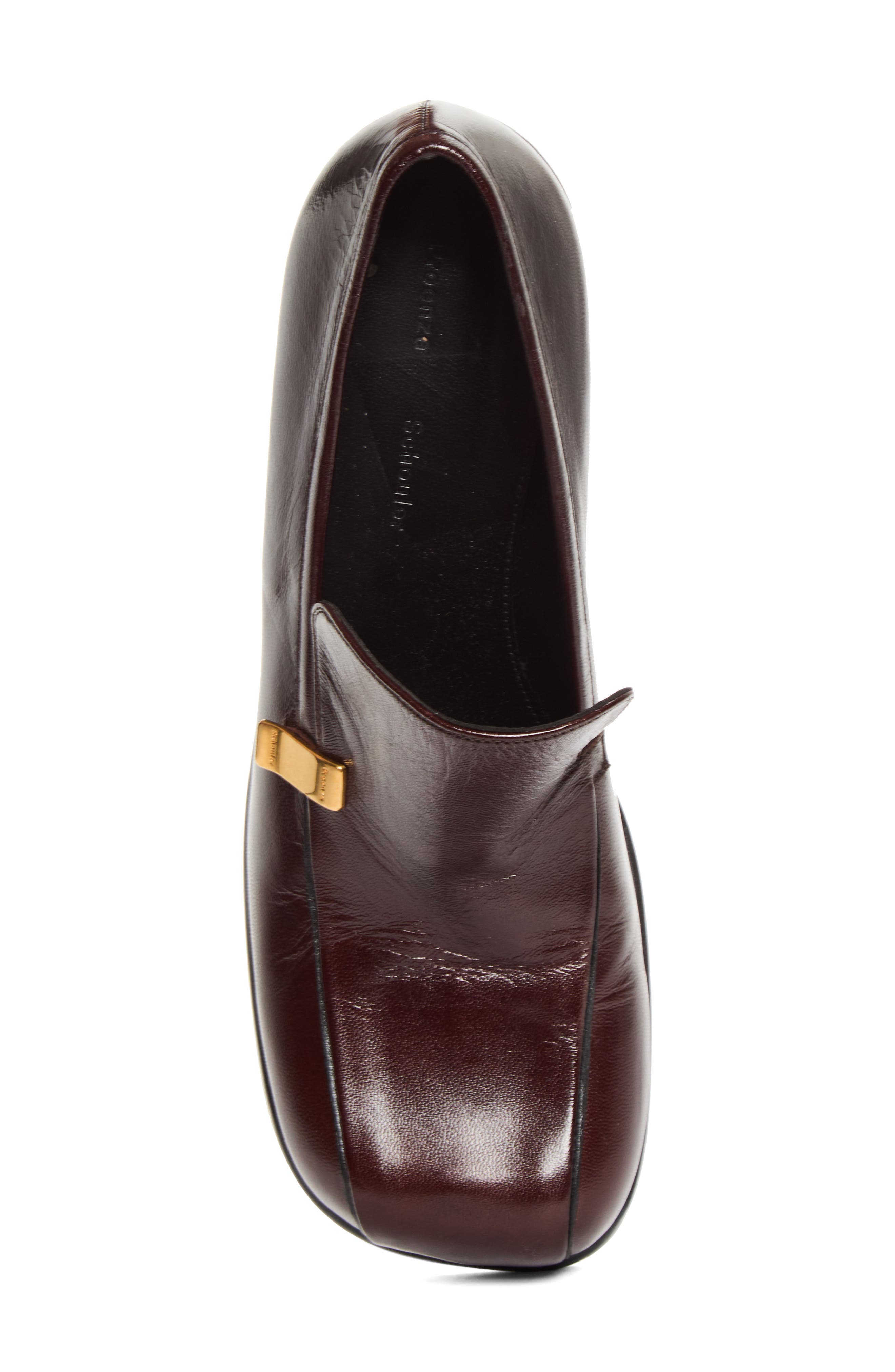 Esme Loafer Pump, Alternate, color, UMBER